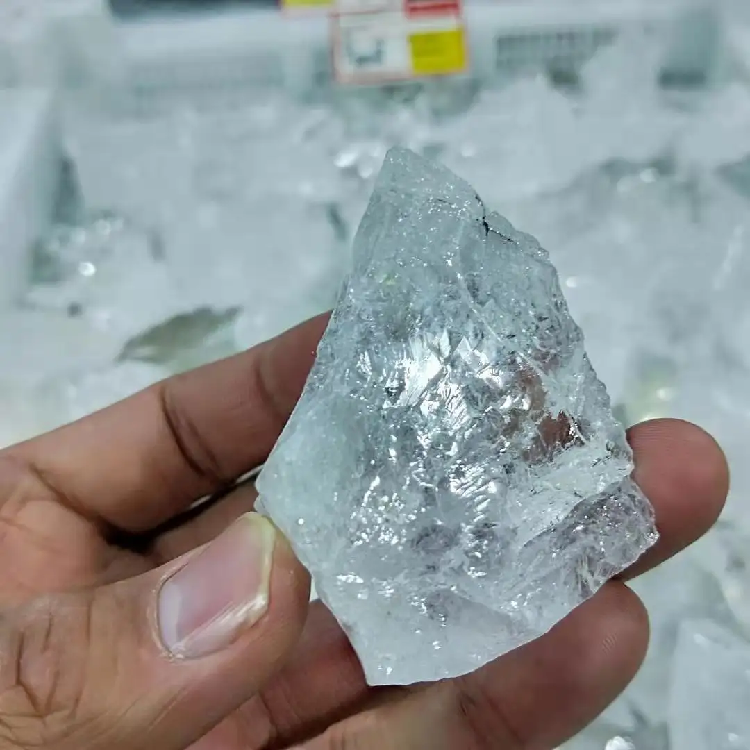 Atacado pedras de cristal pedras de cura natural limpar quartz rough branco pedras de cristal bruto