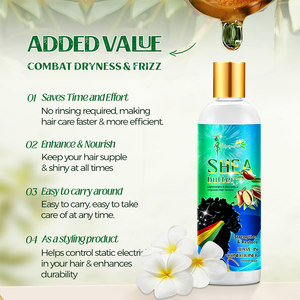 Bio verworrene lockige Knoten Shea <span class=keywords><strong>butter</strong></span> und Rizinusöl lassen in Conditioner Silikon frei für afrikanisches Haar