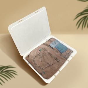 דפוס בר קיימא נייר דפוס לבן תיבת אריזה עבור בגדים בגדים חולצת טריקו שמלה - Product Image 1