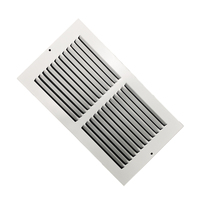 Diffuseur de plafond rectangulaire carré en aluminium durable en gros évent de ventilation de plafond évent d'aération en aluminium