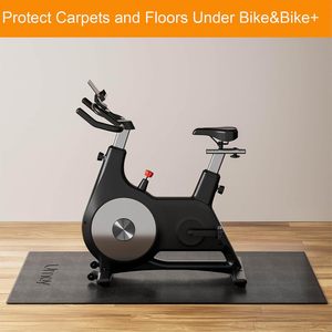 Tapete para Bicicleta Peloton y Bicicleta Elíptica, 6mm de Grosor, 36x84 Pulgadas, PVC, Hecho a Máquina, Resistente a las Manchas, Antideslizante, Equipo Moderno para Bicicleta de Ejercicio - Product Image 3