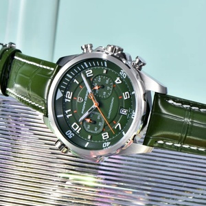 PAGANI DESIGN Nouvelle montre chronographe pour homme, verre saphir, étanche, montre-bracelet VK64, montres à quartz, montre classique en cuir, 2025 - Product Image 3