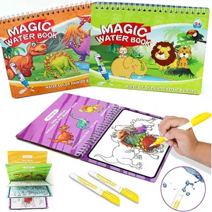 Buntes Obst fahrzeug Magic Water Drawing Günstige Großhandel Lern bücher Zeichnen mit Stift