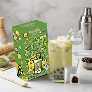 Bubble Tea Kit Instant Boba <b>Box</b> DIY Easy Matcha Flavor 150g - Product Image 1