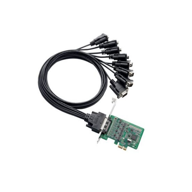 MOXA 8-port RS-232/422/485 PCI Express serial port card CP-118EL-A