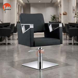 Sillón de Peluquería Hidráulico Comercial con Reposabrazos Angular Obsidian de <span class=keywords><strong>Outlet</strong></span> Facility - Product Image 2