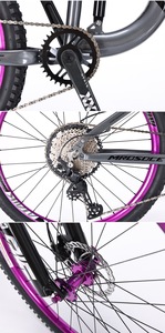 NUEVA Bicicleta <span class=keywords><strong>de</strong></span> Montaña LEAO 2026 <span class=keywords><strong>de</strong></span> Aluminio con Doble Suspensión Completa, Rodada 27.5 Pulgadas Plus, <span class=keywords><strong>29</strong></span> Pulgadas y 26 Pulgadas - Product Image 6