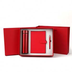 ชุดของขวัญธุรกิจปากกาหน้าจอแสดงอุณหภูมิอัจฉริยะขวดน้ำและสมุดโน้ต A6ชุดของขวัญสำนักงานสามชิ้น/ - Product Image 2