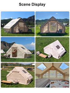 Tente de camping gonflable Dericsson pour 1/2/4/6/8/10/12 personnes, imperméable, pour le camping en plein air, grande tente familiale, OEM disponible - Product Image 3