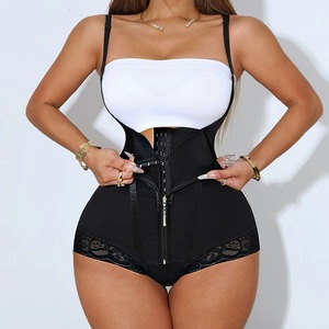 Nouveau Body Sculptant en Nylon Antibactérien, Modèle Transfrontalier, Une Pièce avec Fermeture Éclair et Boutons, Conception Double Couche, Effet Ventre Plat et Amincissant - Product Image 5