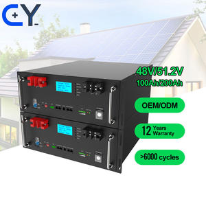 Cy Cy50100 Custom 51.2V 100ah 200ah 48V 5kwh 10kwh 15kwh Solar Lifepo4 Vloeibare Batterijen 6000 Cycli - Product Image 2