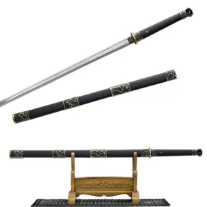 中国经典环头剑全唐钉柄105厘米1.3千克红木刀鞘工艺收藏品