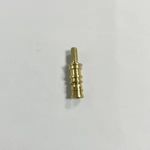 Factory Custom Made High Precision Red/Copper Copper CNC Turning Service Turned Parts