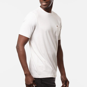 Custom Man 250 Gsm Heavy Weight T Shirt Short 100% Cotton Blank Vintage T-Shirts - Product Image 2