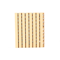 Panneau acoustique à lattes en bois Mur Plafond Insonorisation Intérieur Matériau de construction décoré