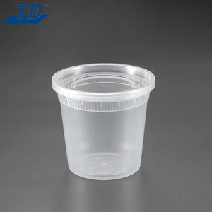 Nhựa dùng một lần súp container microwavable bao bì thực phẩm cho lưu trữ chức năng Deli container - Product Image 3