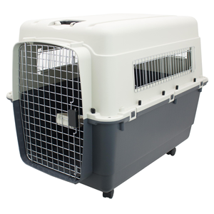 <span class=keywords><strong>Caisse</strong></span> de transport pour animaux de compagnie en PP robuste avec porte métallique, boîte de voyage aérienne pour <span class=keywords><strong>chien</strong></span>, économique et durable - Product Image 2
