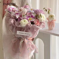 Style coréen 2023 été Offre Spéciale nouveau Design emballage papier soie papier fleurs Bouquet pour fête cadeau