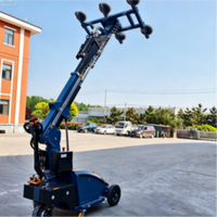 Robot de levage de verre autopropulsé à haute stabilité pour l'installation de vitrages en altitude