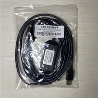 Cable de Programación Micro-USB Tipo AB Mitsubishi USB-SC09-FX para PLC Serie FX, Adaptador USB a RS422, Material de PVC