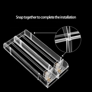 Tích hợp kệ thuốc lá giá Pusher hệ thống quản lý lồng vào nhau <span class=keywords><strong>Rack</strong></span> hiển thị cho thuốc lá thúc đẩy rõ ràng đứng - Product Image 3