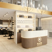 Diseño de Interiores para Salón de Belleza, Renovación de Tienda de Belleza Comercial Personalizada, Decoración Moderna y de Lujo para Salón de Belleza y Peluquería