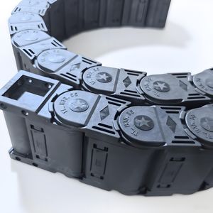 Кабельная цепь Yodel для быстрой доставки, крупногабаритная, 45*75, закрытая, пластиковая, PA66, для транспортировки кабеля - Product Image 5