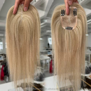 Salon Quality100% Human <b>Hair</b> <b>Topper</b> monofilament 100% virgin human <b>hair</b> <b>topper</b> mono base 3*5 custom - Product Image 2