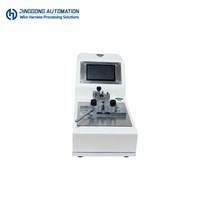 Testeur de traction automatique pour bornes de câbles 500N, machine d'essai de force de traction pour câbles à écran tactile, pour équipement de connecteurs de faisceaux