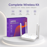 Routeur sans fil domestique N300 300 Mbps 2,4 GHz avec ports LAN/WAN 10/100 Mbps, prise en charge du micrologiciel multilingue et du mode répéteur AP
