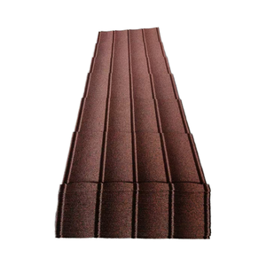 Teja de techo de metal con revestimiento de piedra de diseño moderno, precio de fábrica, hoja de techo de acero para construcción al aire libre colorida, resistente al agua, ignífuga, <span class=keywords><strong>China</strong></span> - Product Image 2