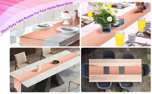 Superficie de espejo de lentejuelas negras de alta calidad para banquete de boda, fiesta, <span class=keywords><strong>camino</strong></span> de escritorio, <span class=keywords><strong>camino</strong></span> de <span class=keywords><strong>mesa</strong></span>, <span class=keywords><strong>camino</strong></span> de bandera, caminos de <span class=keywords><strong>mesa</strong></span> de tira larga - Product Image 6