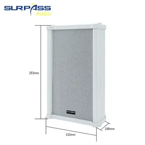 CL410 Altoparlante a Colonna per Esterni Impermeabile, Sistema PA IP per Montaggio a Parete, Suono Stereo HiFi, Diffusore con Griglia in Ferro - Product Image 4
