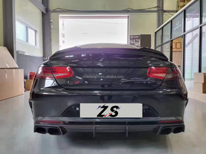 Piezas de automóvil de fibra de carbono para <span class=keywords><strong>MERCEDES</strong></span> BENZ <span class=keywords><strong>S</strong></span> W217 <span class=keywords><strong>Coupe</strong></span> <span class=keywords><strong>63</strong></span> actualización parachoques delantero y trasero labios kit de carrocería estilo B - Product Image 6