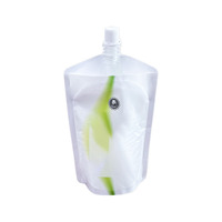 Pochette de recharge recyclable avec logo personnalisé pour savon liquide huile pour le corps lotion crème pour les mains emballage de soins de la peau