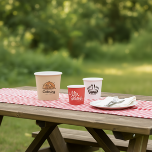 Bicchieri di Carta per Catering 4 Oz, Contenitori Ecologici Usa e Getta per Alimenti e Bevande - Product Image 2