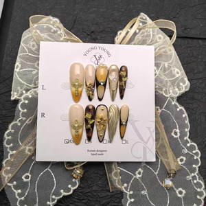<span class=keywords><strong>Faux</strong></span> <span class=keywords><strong>ongles</strong></span> longs et pointus à presser, très populaires en Europe et en Amérique, produits de beauté, styles personnalisés disponibles - Product Image 3