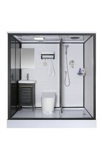 Luxury Multi-function <strong>Ready</strong> <strong>Made</strong> Toilet Shower Cubicle Set Prefab <strong>Bathroom</strong> Unit - Product Image 3
