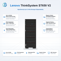 Lenovo ST650V2 Tower Server GPU Computing Virtualization Supports 2 Intel Xeon Processors New Stock Condition for Laptop
