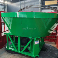 Broyeur à tambour humide à double roue pour l'extraction d'or 900/1100/1200 pour machines minières