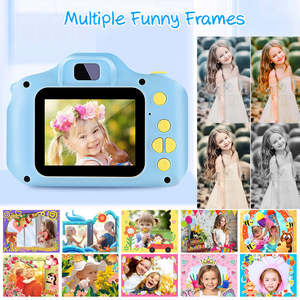 Appareil photo rose JXD Mini Designs de dessins animés pour enfants  Grand stock vendu au prix de base avec cartes mémoire de 32 Go - Product Image 5