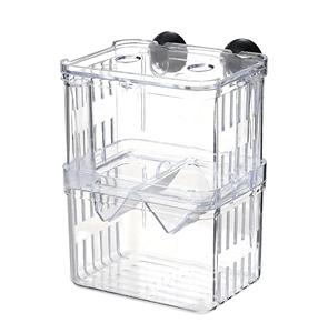 Boîte d'élevage de poissons avec plateau <span class=keywords><strong>en</strong></span> <span class=keywords><strong>V</strong></span>, alimentée par l'air et boîte de reproduction régulière pour Guppy vivipore - Product Image 1