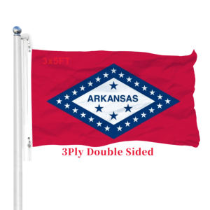 अलास्का ने 3x5 आउटडोर भारी शुल्क डबल पक्षीय अमेरिकी राज्य अमेरिका का ध्वज - Product Image 3