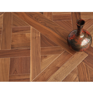 Parquet in noce per interni di alta classe massiccio 600x600x15(2)mm parquet in legno di noce americano versailles - Product Image 4