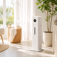 Humidificateur ultrasonique sur pied de grande capacité 13L pour salon, brumisateur d'air moderne et minimaliste pour la maison