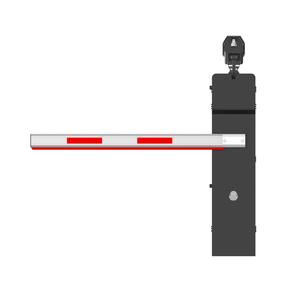 Barrière de stationnement électrique à bras droit automatique de 6 m avec panneau de commande pour vente en gros - Product Image 3