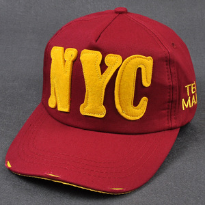 Nouvelle mode perforée Sports enfants <span class=keywords><strong>casquette</strong></span> de baseball <span class=keywords><strong>NYC</strong></span> lettre brodée <span class=keywords><strong>casquette</strong></span> à visière - Product Image 6