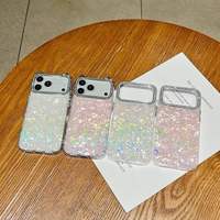 Funda para Teléfono con Diseño de Concha en Forma de Corazón para iPhone 18 ProMax 17 16 15 14 13 Air Plus Pro Max, Funda Protectora Exquisita a Prueba de Golpes