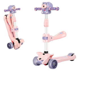 Scooter pour enfants avec fonctions coulissantes assises pour enfants de 1-2-3-6-12 ans Capteur Smart Type Comprend une fonction de soufflage de bulles - Product Image 1