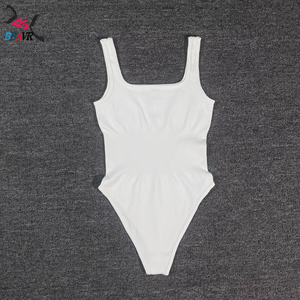 Body de Una Pieza sin Mangas para Mujer, Color Sólido, Personalizado, de Alta Calidad, Estilo Tanga, Sexy para Damas - Product Image 6
